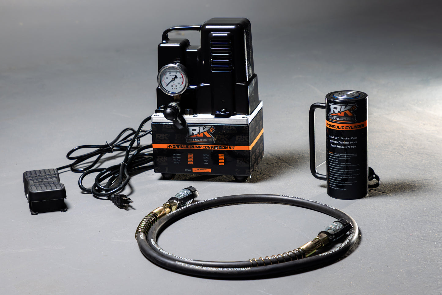 Harbor Freight 20 Ton Press Electric Hydraulic Conversion Kit