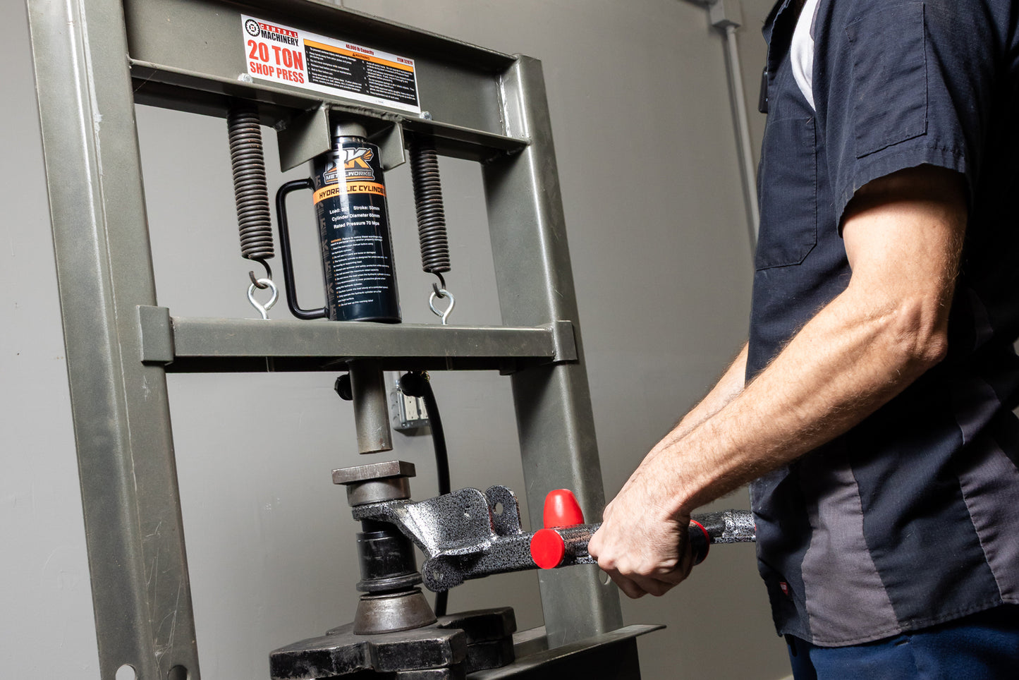 Harbor Freight 20 Ton Press Electric Hydraulic Conversion Kit